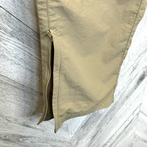 Eddie Bauer Pants Mens 36x32 Convertible First Ascent Outdoor Hiking Khaki Nylon - Picture 4 of 5
